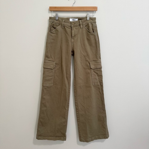 Mica Olive Green Cargo Jeans - Picture 2 of 8
